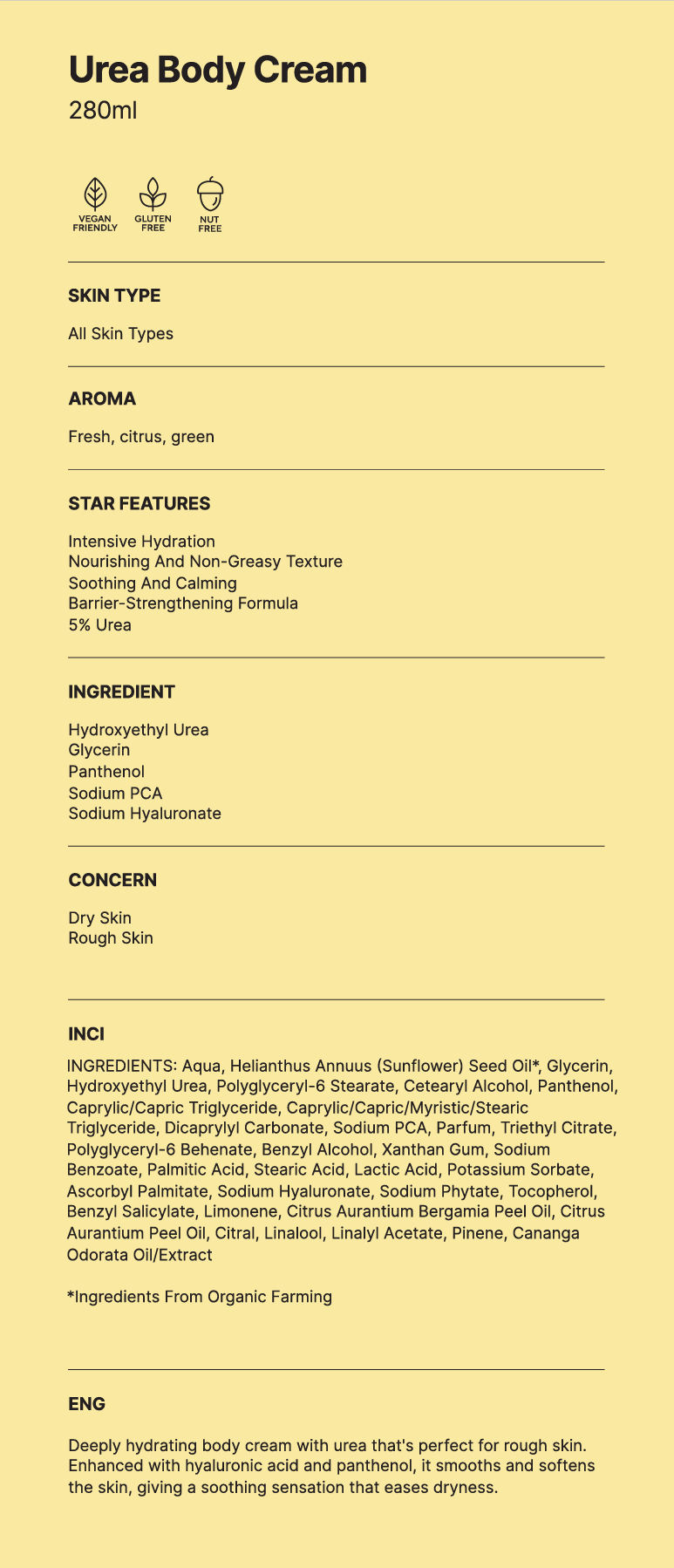Body Cream - 5% Urea + 2% Panthenol