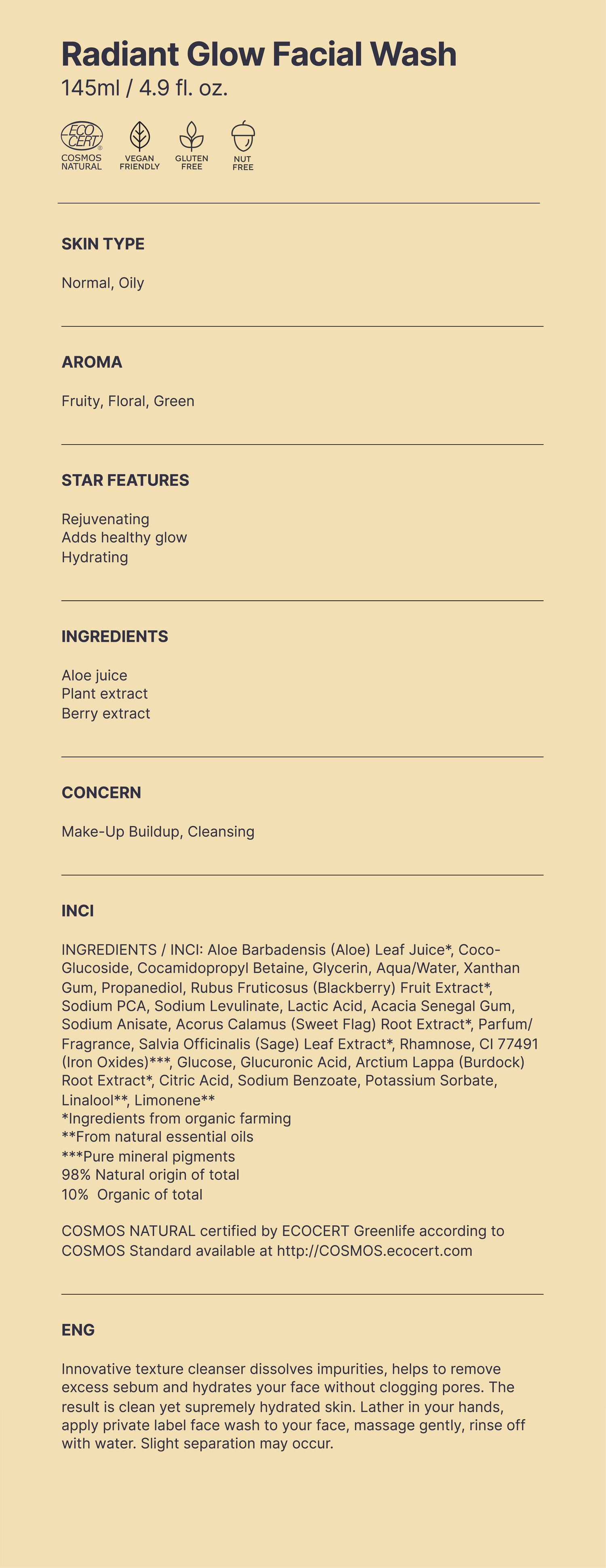 Radiant Glow Facial Wash