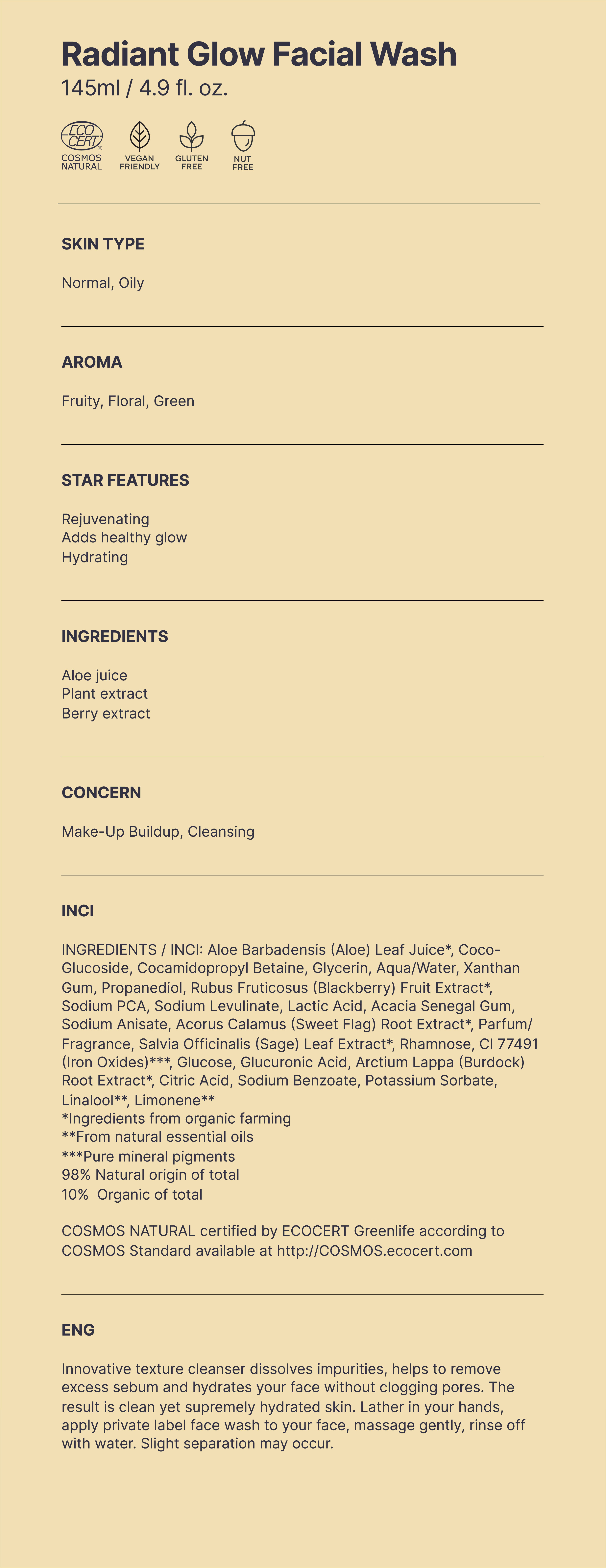 Radiant Glow Facial Wash