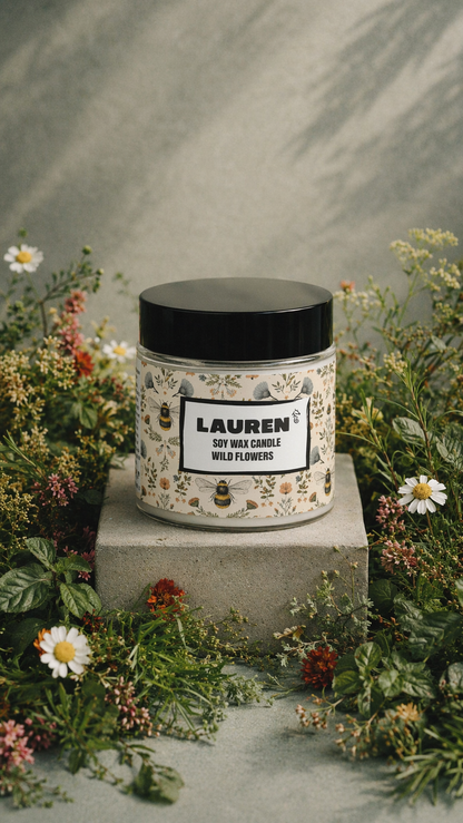 Soy Wax Candle | Wild Flowers