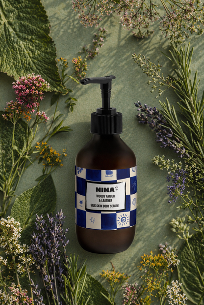 Silk Skin Body Serum | Woody Amber &amp; Leather