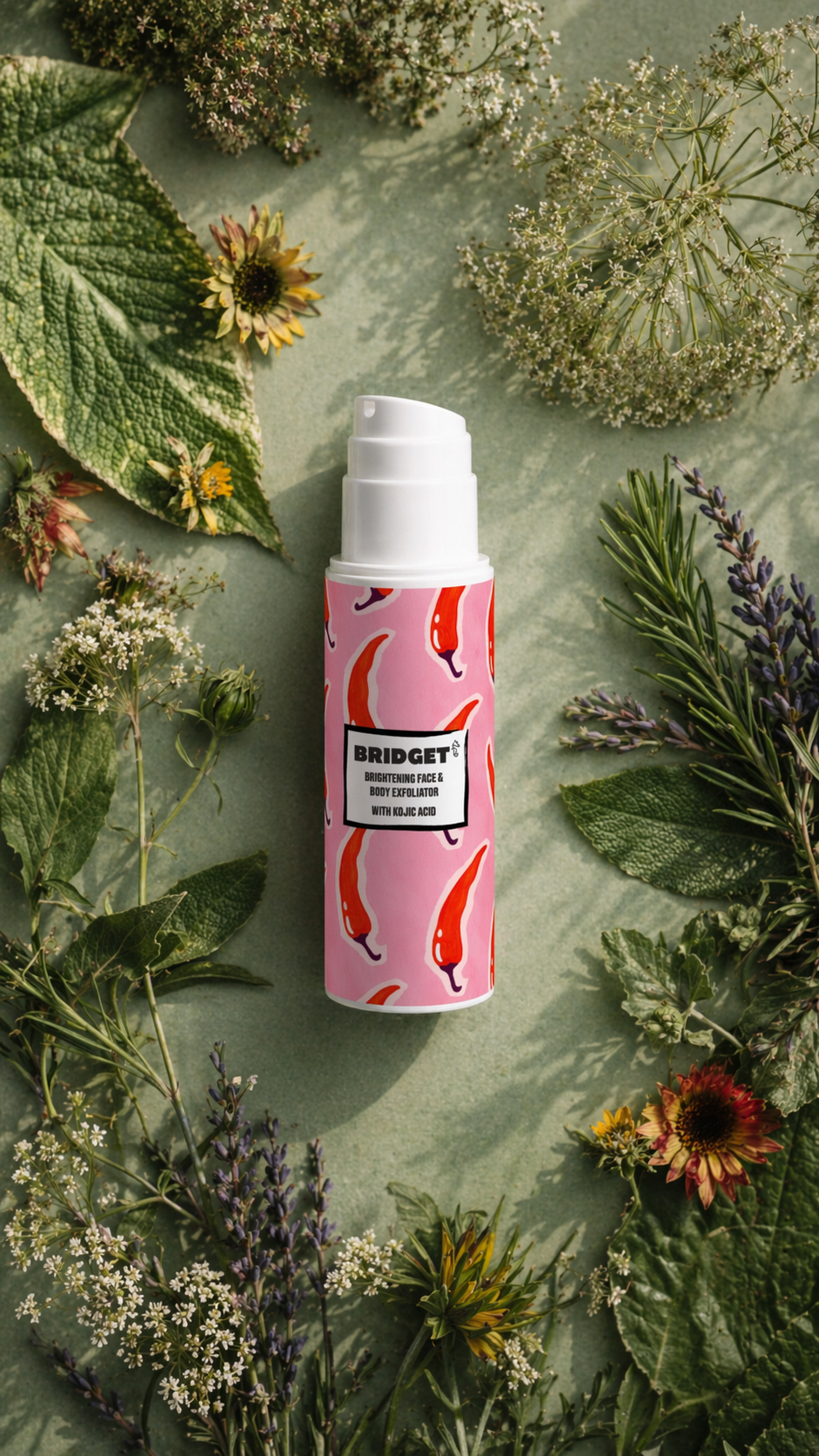 Brightening Face &amp; Body Exfoliator with Kojic Acid