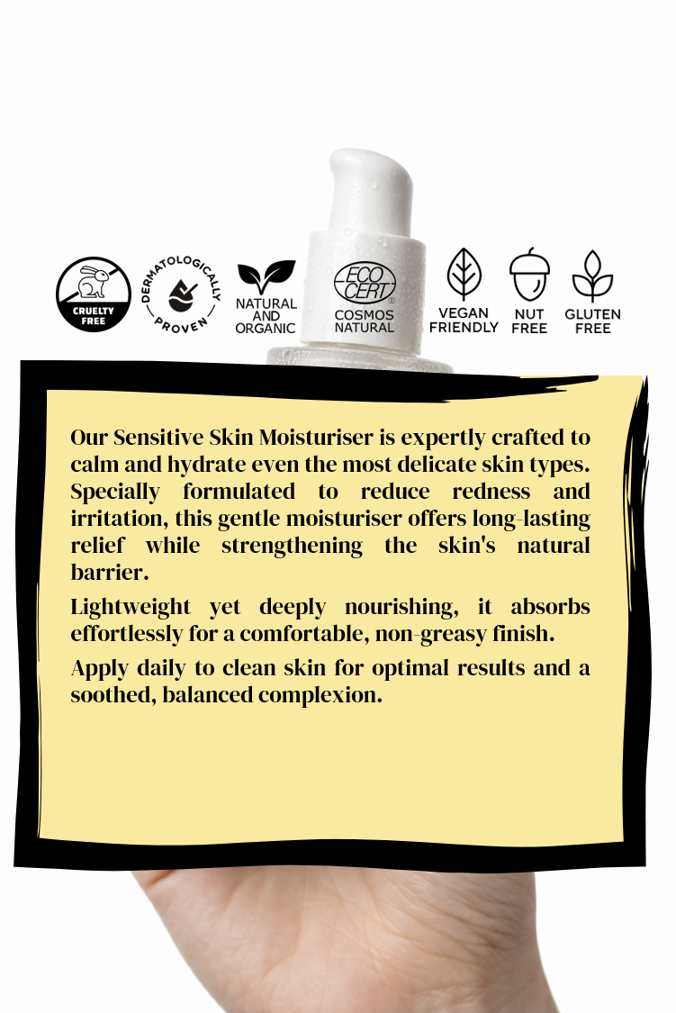 Sensitive Skin Moisturiser, Fragrance Free