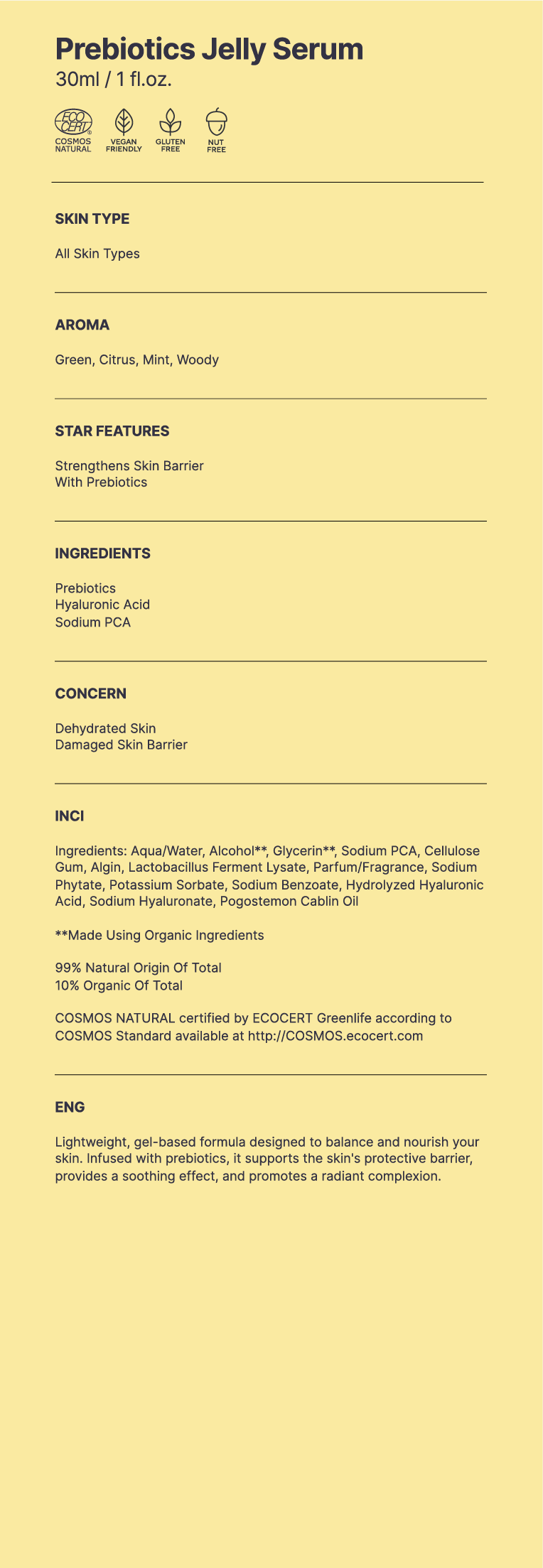 Bioactive Prebiotics Jelly Serum