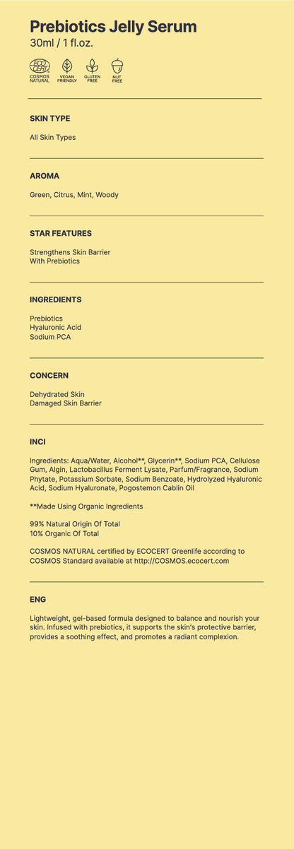 Bioactive Prebiotics Jelly Serum