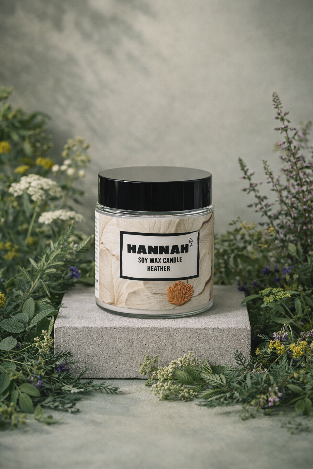 Soy Wax Candle |  Heather