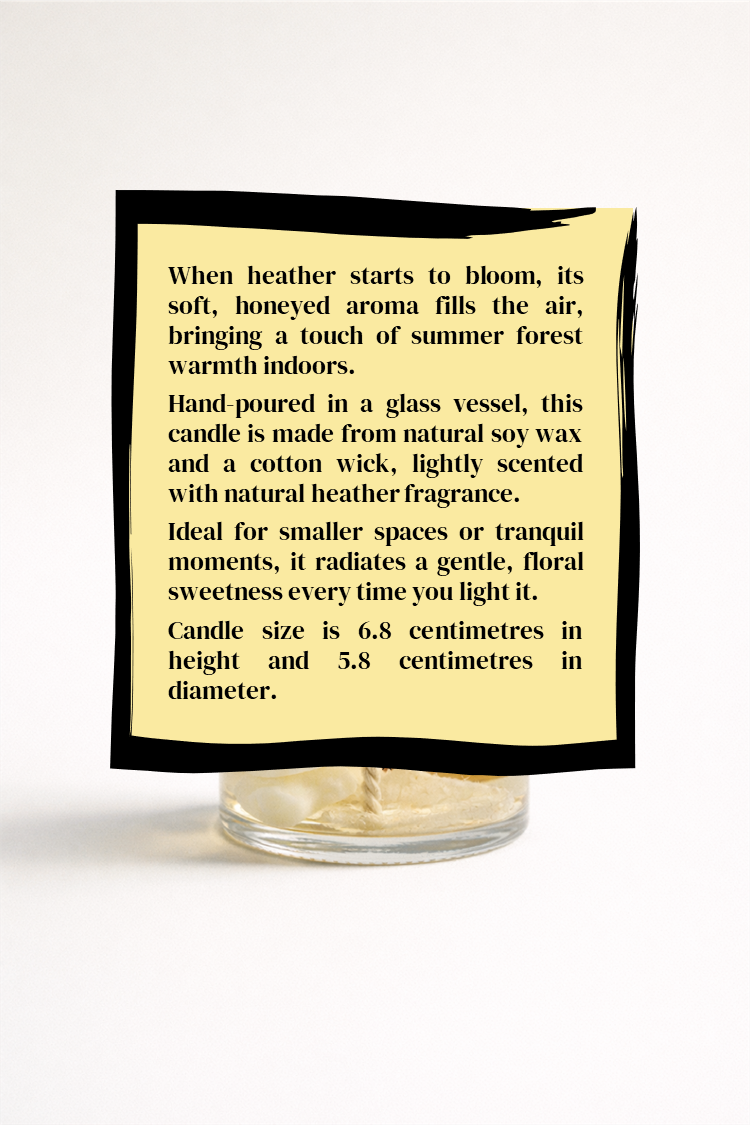 Soy Wax Candle |  Heather
