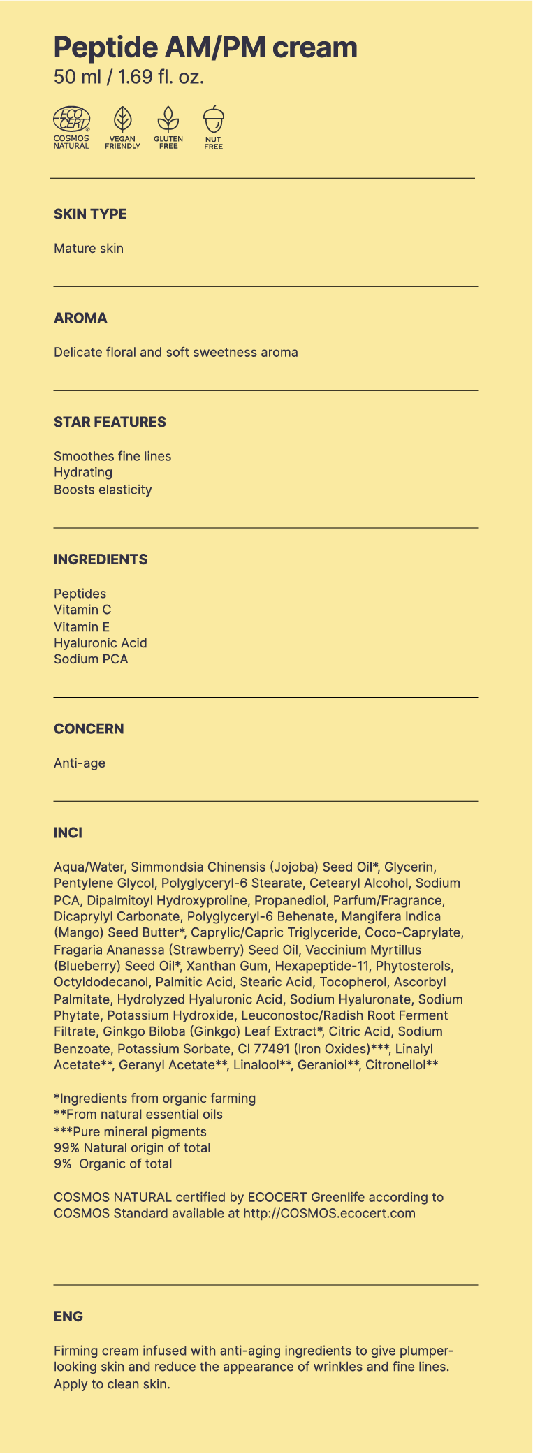 Peptide Ageless AM/PM Cream
